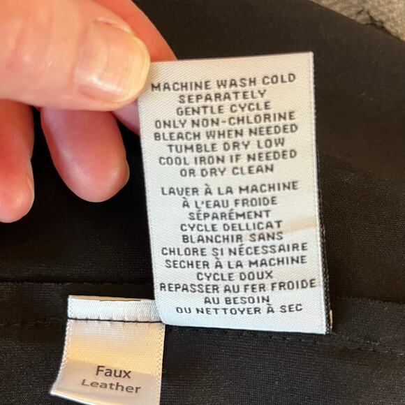 Carmen Marc Valvo Black Faux Suede Open Front Cardigan Jacket NWOT Medium - Picture 12 of 12